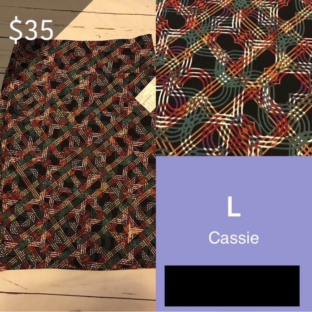 LuLaRoe Cassie skirt